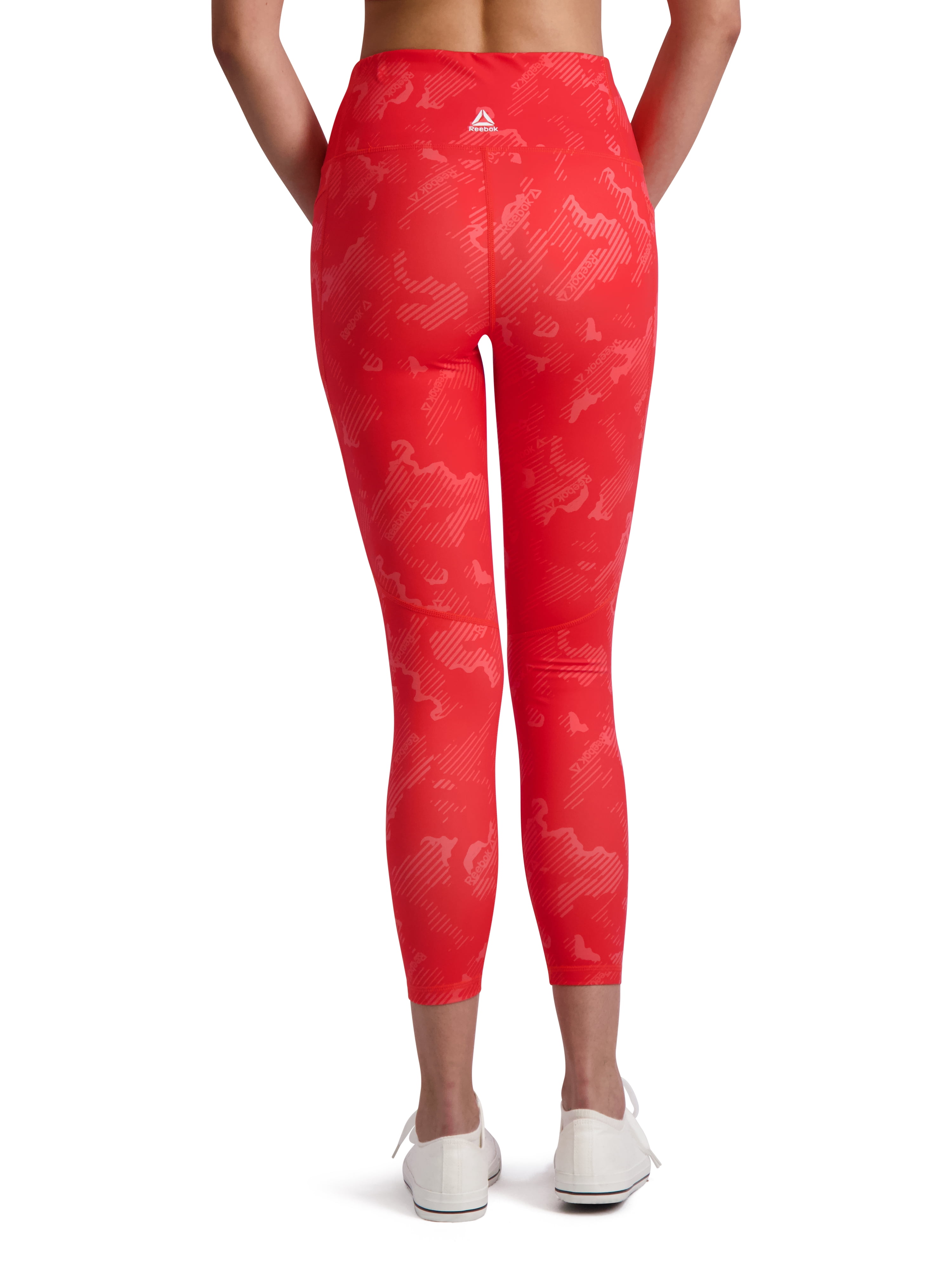 Women's Printed Highrise Legging with 25" Inseam and Side Zipper Pocket - Walmart.com