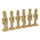thumbnail image 2 of 6 figuras de cascanueces de madera para Navidad, para armar mismo. Figuras de cascanueces de 12,5 cm sin acabado., 2 of 9