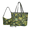 Clover Frog Pattern, variant on Tutolipy Highland Cattle 3 Piece Tote Purse for Women, Reinforced Stitching Durable Shoulder Bag, Clutch for Travel Shopping