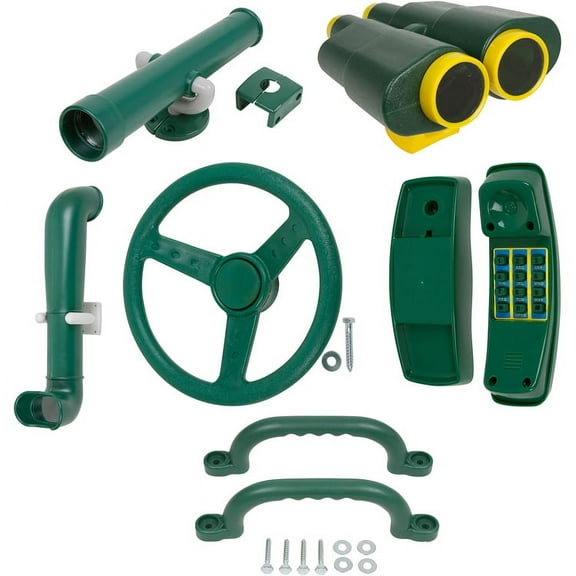 Swing Set Stuff Deluxe Accessories Kit, Swing Set Accessories, Green, 5 Pieces