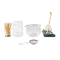thumbnail image 2 of Juego de 7 piezas de té matcha ceremonial japonés con accesorios para ceremonias, incluye cuchara, batidor de matcha, pala y recipiente para, 2 of 9
