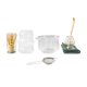 thumbnail image 2 of Juego de 7 piezas de té matcha ceremonial japonés con accesorios para ceremonias, incluye cuchara, batidor de matcha, pala y recipiente para, 2 of 9