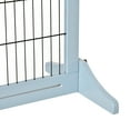 thumbnail image 7 of Pouseayar 72" W x 27.25" H Extra Wide Freestanding Pet Gate with Adjustable Length Dog, Cat, Pet Puppy Safety Fence, 7 of 7