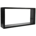 thumbnail image 3 of QSTDGVPW Shadow Box Tickets Art Badges with Glass Cover Bouquet Wood Gift Display Case black, 3 of 9