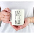 thumbnail image 3 of CTDream Simple Rustic Farmhouse Kitchen Decor 11oz. Ceramic Coffee Tea Mug Gift, Aunt of the Bride, 1-Pack, Wedding Thank You Gift Ideas, 3 of 7