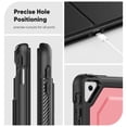 thumbnail image 7 of FJLBDE Case for iPad 9th 8th 7th Gen 10.2 inch 2021 2020 2019, 360 Rotating Stand iPad Protective Case Cover with Auto Wake/Sleep, Pink, 7 of 7