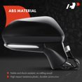 thumbnail image 3 of A-Premium Passenger Side Power Door Mirror - Compatible with Toyota Camry 2018-2022 - Heated Manual Folding Black Outside Rear View Mirror with Turn Signal - Replace# 8791006810, 3 of 9