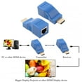 thumbnail image 1 of 30M HDMI To RJ45 Network Cable Extender Converter Repeater Over CAT-5e CAT6 blue_no, 1 of 4