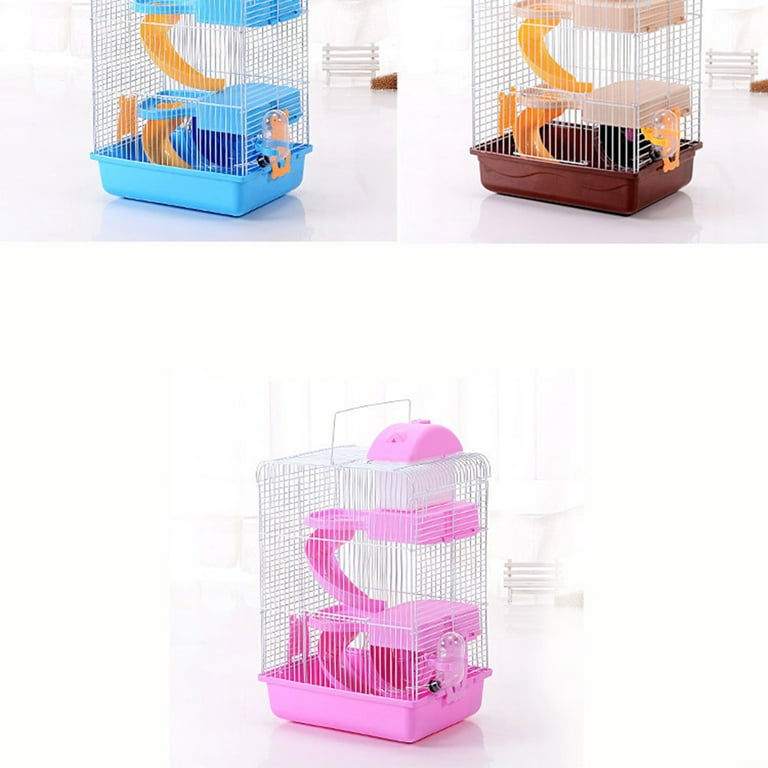 Pink top hamster house