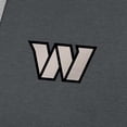 thumbnail image 4 of Men's Antigua Charcoal Washington Commanders Brushed Carbon Victory Pullover Hoodie, 4 of 4