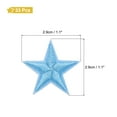 thumbnail image 2 of Uxcell 33Pcs Star Patches Iron on Patches Sew Embroidered Sky Blue 1.1 inch, 2 of 6