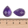 thumbnail image 3 of Natural Amethyst Cabochons Teardrop Faceted Grade A 18x13x5mm DIY, 3 of 3