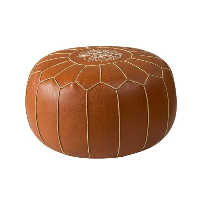 fastboy Housse de Pouf Non Rembourrée Housse de Repose-Pieds Décoration Grands Cubes de Couleur B Boho Chambre Jaune 50x25cm