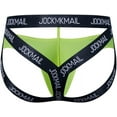 thumbnail image 2 of JOCKMAIL Men's Sexy Jockstrap Ice Silk Breathable Thongs Men's Thong Jockstrap Underwear, 2 of 7