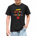 thumbnail image 5 of Juslio Girls Letter Pattern Shirts Comfortable Breathable Crew Neck, Casual Short Sleeved Tops T Shirts Sizes 2-18, 5 of 9