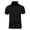 Black, variant on Mens Polo Fashion Solid Color V Neck Button Short Sleeve Beach Clothes for Men,Black,2XL