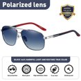 thumbnail image 2 of Gafas de sol KIOYTLIK Trendy Polarized Aviator para hombre UV400, 2 of 8