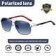 thumbnail image 2 of Gafas de sol KIOYTLIK Trendy Polarized Aviator para hombre UV400, 2 of 8