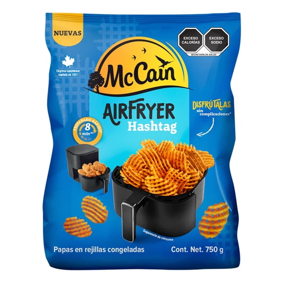 McCain Papas congedlas Airfryer Hashtag 750g