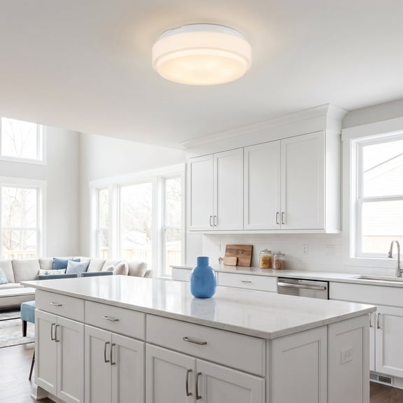 Raindrops Modern White Ceiling Light Cover for Home Use with Easy Installation