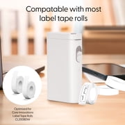 Core Innovations Wireless Bluetooth Portable Label Maker with Built-in Cutter and Starter Rolls