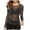 e-360Black1625, variant on Blouse Mesh Tops Women's Transparent Glitter Mesh Tops Black Transparent Long Sleeve Shirt Comfort Female Solid Color Dailywear