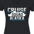 thumbnail image 4 of Inktastic Alaska Cruise Squad Vacation Trip Women's V-Neck T-Shirt, 4 of 5