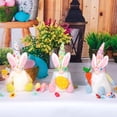 thumbnail image 4 of Tyidzon Easter Bunny Gnomes Plush Figurines, Lovely Tray Party Table Decor Elf Tomte Doll, Spring Holiday Ornament Small Santa Dwarf Gnomes for Home Decor, 4 of 5