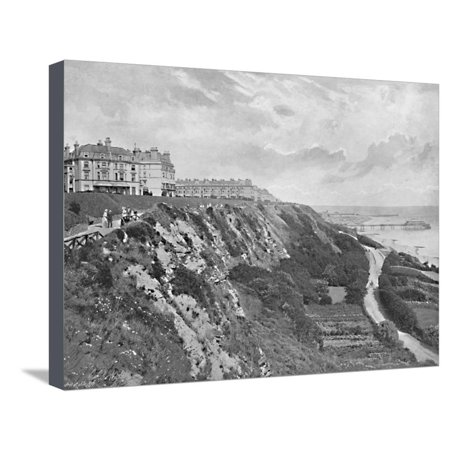 'Folkestone: The Lees', c1896 Stretched Canvas Print Wall Art By Lambert Weston & Son