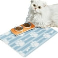 thumbnail image 2 of Tiberpet Cat Litter Mat Pet Diatom Cat Litter Trapping Mat Mud Feeding Mat for Cats and Dogs Technology Cloth Placemat for Cats Food Mat Non-slip Waterproof Feeding Mat Anti-Splash Mat 11.81*15.7in, 2 of 7