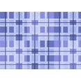 thumbnail image 1 of Ahgly Company Machine Washable Indoor Rectangle Transitional Periwinkle Purple Area Rugs, 3' x 5', 1 of 7