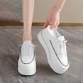 thumbnail image 5 of IEMIEMIEM Platform Mule Sneakers for Women Backless Chunky Sneakers Comfort Breathable Mesh Fashion Non-Slip Slip On Shoes White 6.5 Wide, 5 of 7