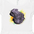 thumbnail image 4 of Inktastic Colorful Lurking Gator Girls Baby Dress, 4 of 5