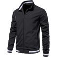 thumbnail image 1 of Men's casual jacket sports solid color men's jacket, 1 of 1