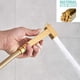 thumbnail image 2 of Rawiri Pulverizador De Bidé De Mano para Inodoro, Pulverizador De Bidé De Latón Macizo Dorado, Agua Fría Individual, Ducha De Bidé De Baño, Pulverizadores De Pañales De Tela para Bebés,A, 2 of 4