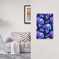 thumbnail image 5 of KLL cool crystal Skull flower Pattern Electrical Outlet Covers, 3" x 5" 1 Pack Electric Receptacle Plug Covers for Decorator Receptacle Outlet & Switch-Style V, 5 of 6