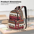 thumbnail image 7 of FKELYI Kids Backpack for Boys Girls 17 Inch School Backpacks Spacious Bookbag with Multi-Pockets Aztec Hunting Elk Bear Forest Print Lightweight Casual Daypack for Elementary Student, 7 of 7