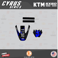 thumbnail image 4 of Kalair GFX Graphics Kit for Ktm 50SX MINI SX50 (1998-2001) Cyrus Series, 4 of 5