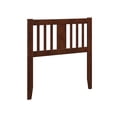 thumbnail image 2 of Atlantic Furniture AG8900024 Tahoe Twin Headboard with USB Turbo Charger,Walnut, 2 of 7