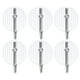 thumbnail image 1 of GOOHOCHY 6 ganchos para toallas de baño de acrílico para puerta trasera, para toallas, batas y ropa., 1 of 8