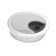 thumbnail image 5 of 3 x Desk Grommets-Silver Tone & Black, 5 of 8