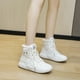 thumbnail image 5 of Botas de nieve para mujer, de invierno, más zapatos de pan de terciopelo, botas cortas de algodón para nieve con suela gruesa antideslizantes, zapatos cálidos de algodón, 5 of 6