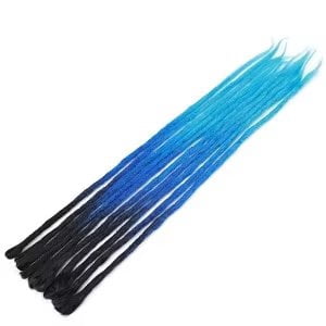 Black to Dark Blue to Light Blue