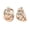 D, variant on Gold Love Knot Clip on Earrings for Women Gold Plated Clip Ons Non Pierce Earring Fashion Jewelry