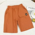 thumbnail image 2 of Ketyyh-chn99 Boys Sports Shorts Toddler Baby Boy Girl Solid Color Shorts Casual Short Trousers Spring Summer Fall Short Pants Red,3-4 Years, 2 of 5