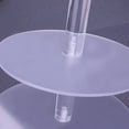 thumbnail image 5 of GOOHOCHY Cupcake Round Stand Cake Stand Acrylic Detachable 1Pack, 5 of 8