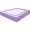 Lilac, variant on DNG Creations 1 Piece Box Spring Cover 100% Egyptian Cotton Wrap Around 4 Sides for Hotel & Home, Fits Box Springs up to 18 Inch Deep Pocket ( Solid Purple - Twin )
