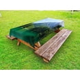 thumbnail image 1 of Nature Outdoor Tablecloth, Lake Surrounded by Forest at Mountain Valley Austrian Rural Scenery, Decorative Washable Fabric Picnic Tablecloth, 58 X 120 Inches, Pale Blue Hunter Green, by Ambesonne, 1 of 2
