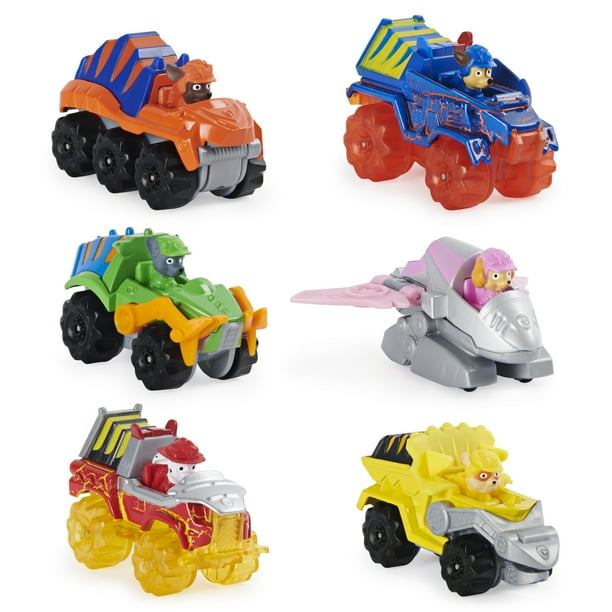 PAW Patrol, True Metal Dino Rescue Gift Pack of 6 Collectible DieCast