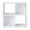 White, variant on 23.46 in. Tall Natural Oak Wood 3-Shelf Etagere Bookcase